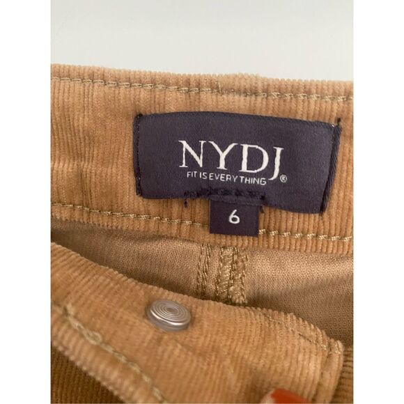 NYDJ Sand Dune Denim Teresa Wide Leg Pants Size 6 NWT - Picture 5 of 8